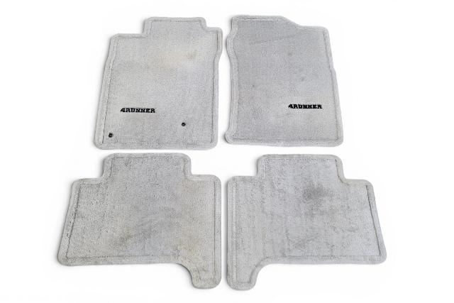 2003-2009 Toyota 4Runner Front Right/Left Carpet Floor Mat Mats Gray, PT908-8900W-02, F029, OEM, 2003, 2004, 2005, 2006, 2007, 2008, 2009
