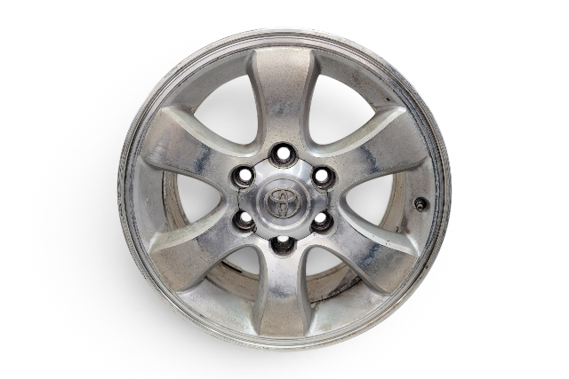 2003-2009 Toyota 4Runner Alloy Wheel, Rim Disc, 6 Spoke 17 Inch #2, 42611-35302, F029, OEM, 2003, 2004, 2005, 2006, 2007, 2008, 2009