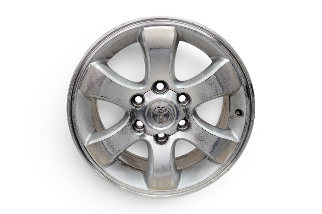 2003-2009 Toyota 4Runner Alloy Wheel, Rim Disc, 6 Spoke 17 Inch #1, 42611-35302, F029, OEM, 2003, 2004, 2005, 2006, 2007, 2008, 2009