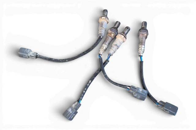 2003-2005 Toyota 4Runner Emission System O2 Sensor Oxygen Set (4) 89465-60150, F029, OEM, 2003, 2004, 2005