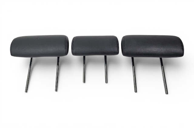 2007-2011 Toyota FJ Cruiser Rear Headrest, Black, Left/Center/Right Set(3), 71960-35043-B0, F030, OEM, 2007, 2008, 2009, 2010, 2011