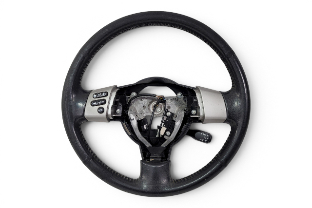 2007-2014 Toyota FJ Cruiser Steering Wheel, Black Leather 45100-35460-B0, F030, OEM, 2007, 2008, 2009, 2010, 2011, 2012, 2013, 2014