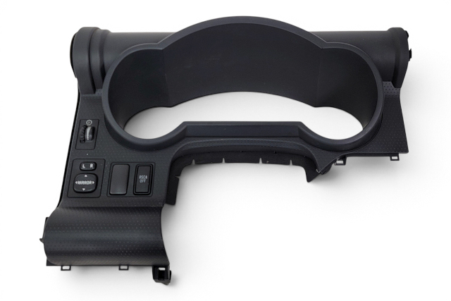 2007-2014 Toyota FJ Cruiser Speedometer Bezel Cluster Trim Black, 55422-35011-B0, F030, OEM, 2007, 2008, 2009, 2010, 2011, 2012, 2013, 2014