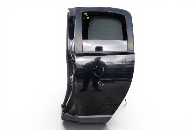 2007-2014 Toyota FJ Cruiser Rear Left/Driver Side Door Assembly Black, 67004-35222, F030, OEM, 2007, 2008, 2009, 2010, 2011, 2012, 2013, 2014