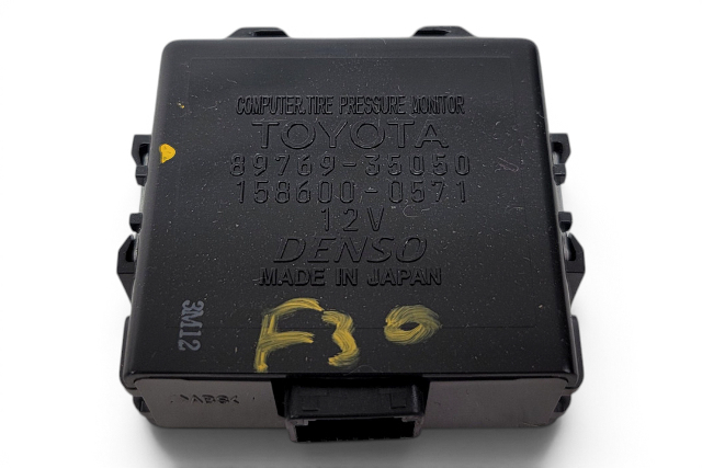 2007-2012 Toyota FJ Cruiser Tire Pressure Module 89769-35050, F030, OEM, 2007, 2008, 2009, 2010, 2011, 2012