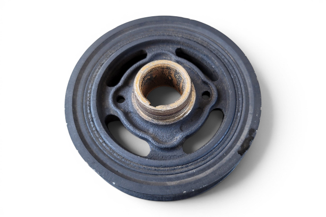 2007-2014 Toyota FJ Cruiser Engine Crank Pulley Crankshaft, 13470-31014, F030, OEM, 2007, 2008, 2009, 2010, 2011, 2012, 2013, 2014