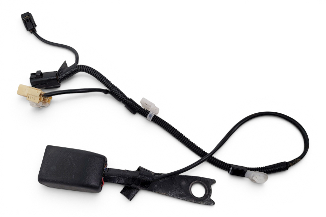 2009-2014 Toyota FJ Cruiser Seat Belt Buckle, Front Left/Driver Black, 73240-35540-C0, F030, OEM, 2009, 2010, 2011, 2012, 2013, 2014