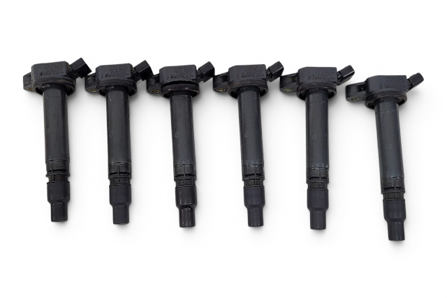2009-2014 Toyota FJ Cruiser Ignition Ignitor Coil Plug Set(6) 4.0L 90919-02256, F030, OEM, 2009, 2010, 2011, 2012, 2013, 2014