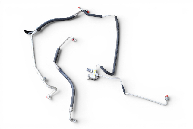 2004-2008 Mazda RX-8 RX8 A/C Air Conditioner Evaporator Hose Tube Pipe Set, FE01-61-46XB, F031, OEM, 2004, 2005, 2006, 2007, 2008