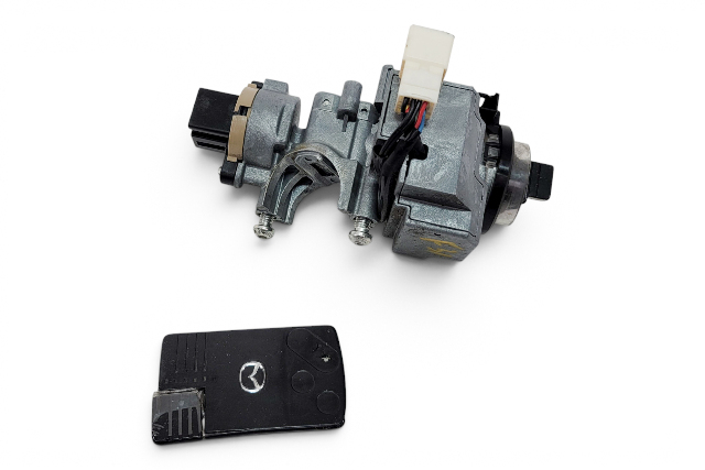 2004-2006 Mazda RX-8 RX8 Ignition Switch Immobilizer A/T w/Key FE06-09-010J, F031, OEM, 2004, 2005, 2006