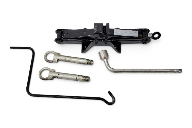 2004-2011 Mazda RX-8 RX8 Spare Tire Tool Set Kit Jack Assembly Wrench 5 Piece GA5R-37-790C, F031, OEM, 2004, 2005, 2006, 2007, 2008, 2009, 2010, 2011