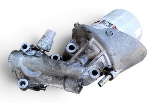 2003-2009 Toyota 4Runner Engine Oil Cooler Base Bracket Cap 15670-31010, F032, OEM, 2003, 2004, 2005, 2006, 2007, 2008, 2009