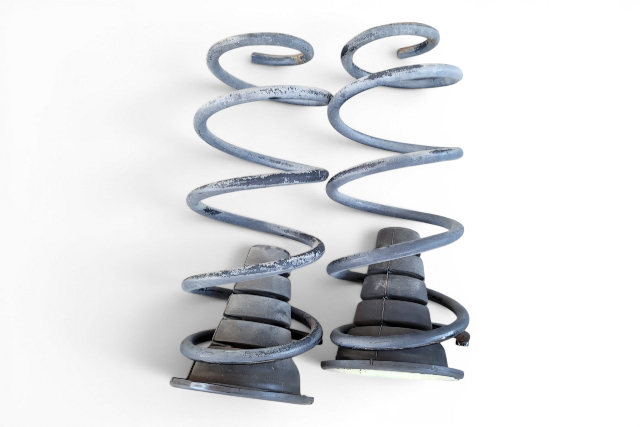 2003-2009 Toyota 4Runner Rear Left/Right Shock Spring Coil Set RWD, F032, OEM, 2003, 2004, 2005, 2006, 2007, 2008, 2009