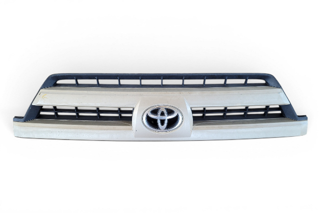2003-2006 Toyota 4Runner Front Bumper Upper Grill Silver Metallic, 53100-35860-B0, F032, OEM, 2003, 2004, 2005, 2006