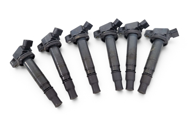 2003-2011 Toyota 4Runner Ignition Igniter Coil Set of 6 V6 4.0L 90919-02248, F032, OEM, 2003, 2004, 2005, 2006, 2007, 2008, 2009, 2010, 2011