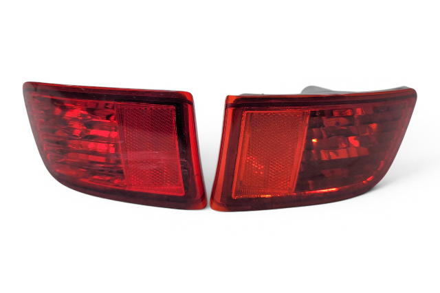 2003-2009 Toyota 4Runner Rear Right/Left Bumper Reflector Marker Set, 81590-60141, 81580-60111, F032, OEM, 2003, 2004, 2005, 2006, 2007, 2008, 2009