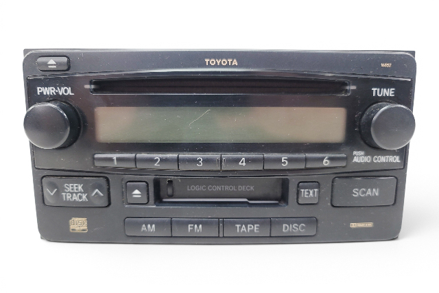 2003-2006 Toyota 4Runner Radio CD Cassette Player 86120-35281, F032, OEM, 2003, 2004, 2005, 2006