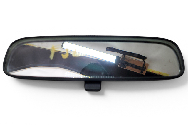 2003-2005 Toyota 4Runner Interior Rear View Mirror 87810-52041, F032, OEM, 2003, 2004, 2005