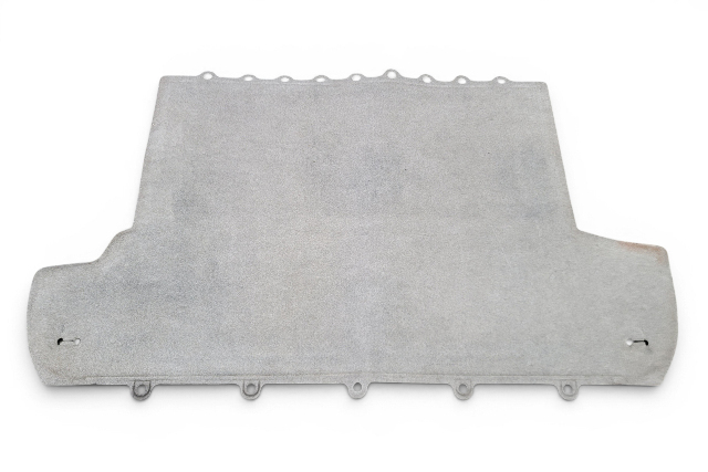 2003-2009 Toyota 4Runner Rear Trunk Carpet Trim Floor Mat Gray 58570-35100-B0, F032, OEM, 2003, 2004, 2005, 2006, 2007, 2008, 2009