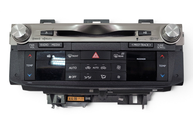 2015 Lexus GS350 Climate Control Panel CD Player Radio Receiver P10824, 86130-30641, F033, OEM, 2015