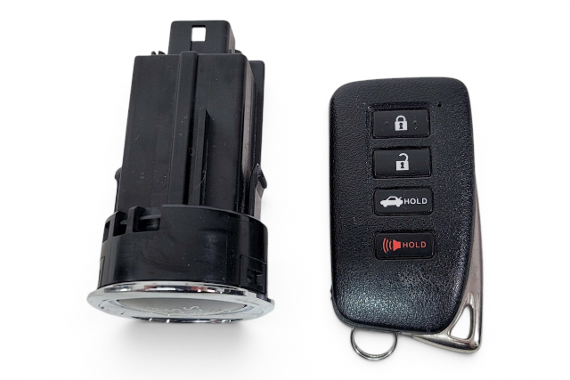 2013-2016 Lexus GS350 Keyless Smart Key FOB Remote w/ Key Switch, Push Start, 89611-30121, F033, OEM, 2013, 2014, 2015, 2016