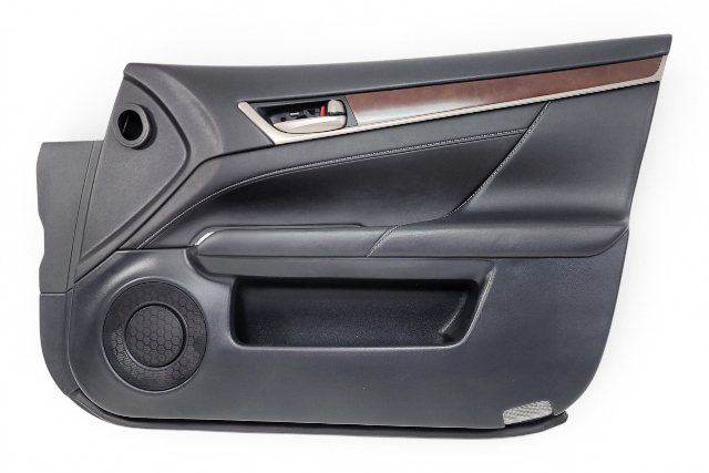 2014-2016 Lexus GS350 Front Right/Passenger Side Black Door Panel Black/Brown 67610-30M01-M3, F033, OEM, 2014, 2015, 2016