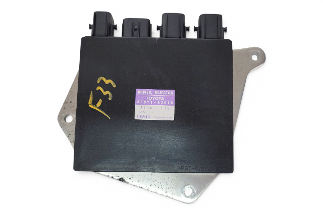 2013-2016 Lexus GS350 Left Driver Air Fuel Injector Control Computer 89871-53010, F033, OEM, 2013, 2014, 2015, 2016