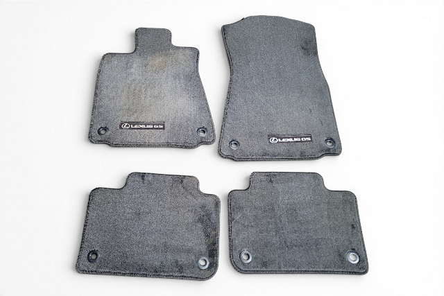 2013-2015 Lexus GS350 All Weather Carpet Floor Mats 4 Piece Set Black PT926-30130-25, F033, OEM, 2013, 2014, 2015