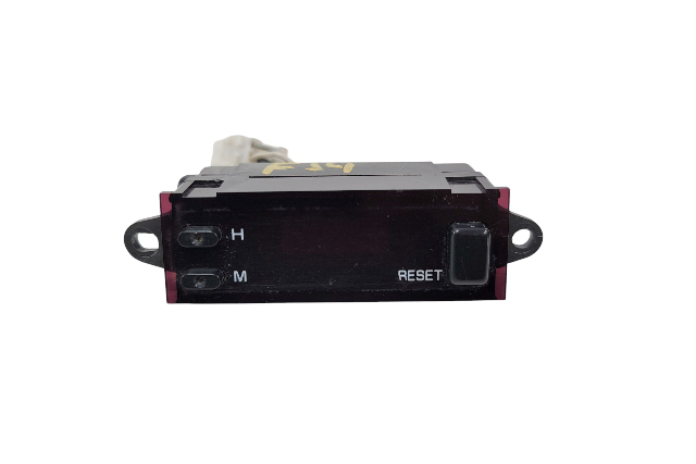 1990-1992 Nissan 300ZX Clock Time Information Screen Black 25820-44P00, F034, OEM, 1990, 1991, 1992
