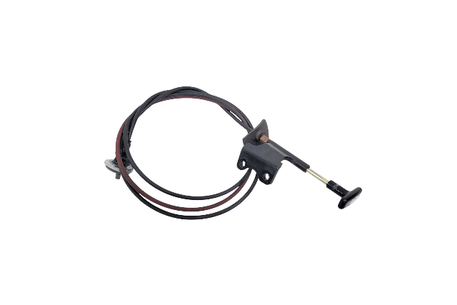 1990-1996 Nissan 300ZX Hood Release Cable Black Wire, 65620-51P00, F034, OEM, 1990, 1991, 1992, 1993, 1994, 1995, 1996