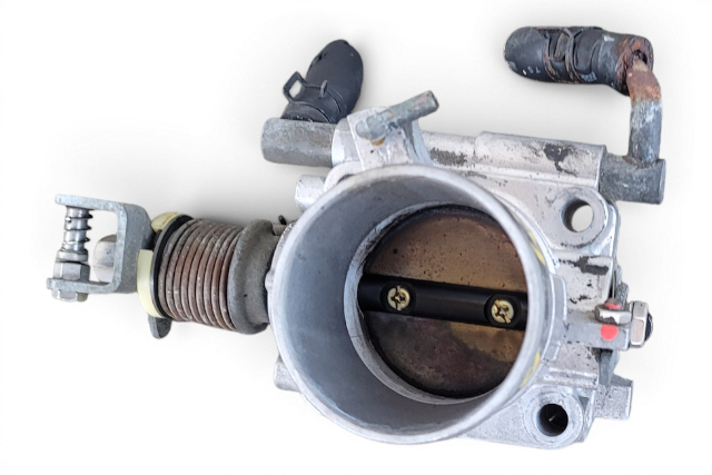 1990-1994 Nissan 300ZX Right Throttle Body Chamber Assembly 16118-33P00, F034, OEM, 1990, 1991, 1992, 1993, 1994