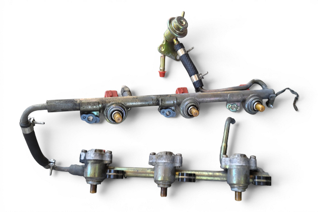 1990-1996 Nissan 300ZX Fuel Injector Right/Left Assembly 17521-30P00, 17522-30P00, F034, OEM, 1990, 1991, 1992, 1993, 1994, 1995, 1996