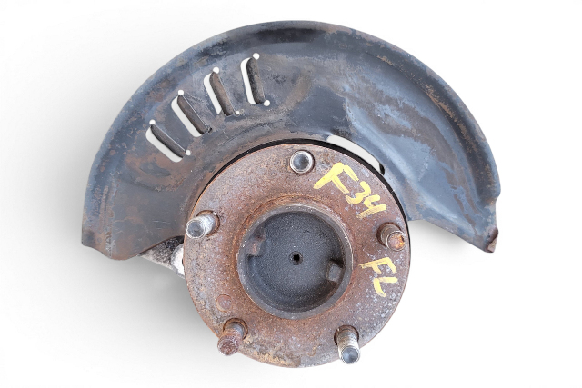 1990-1996 Nissan 300ZX Front Left/Driver Knuckle Spindle, 40011-30P05, F034, OEM, 1990, 1991, 1992, 1993, 1994, 1995, 1996
