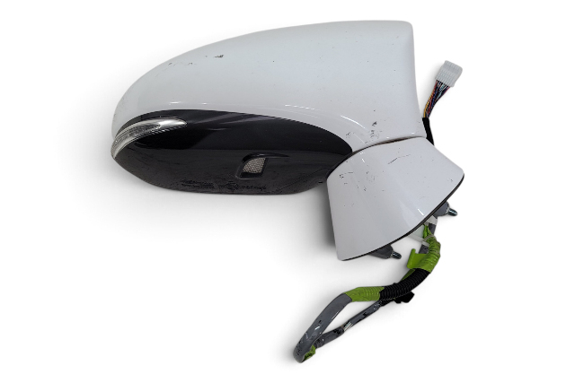 2013-2020 Lexus GS350 Right/Passenger Mirror BSM White 87910-30E30-A1, F035, OEM, 2013, 2014, 2015, 2016, 2017, 2018, 2019, 2020