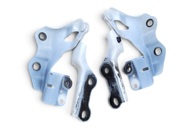 2013-2020 Lexus GS350 Hood Bonnet Hinge Set Left/Right White, 53420-30460, F035, OEM, 2013, 2014, 2015, 2016, 2017, 2018, 2019, 2020
