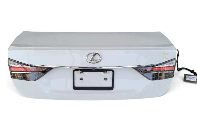 2016-2020 Lexus GS350 Trunk Deck lid Luggage Lid White, 64401-30C82, F035, OEM, 2013, 2014, 2015, 2016, 2017, 2018, 2019, 2020