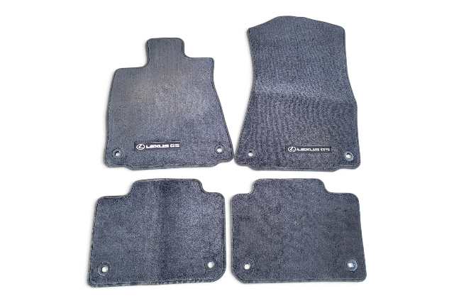2013-2015 Lexus GS350 All Weather Carpet Floor Mats 4 Piece Set Black PT926-30130-25, F035, OEM, 2013, 2014, 2015