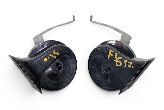 2004-2011 Mazda RX-8 RX8 High Low Horn Set Kit Factory F151-66-79YA, F036, OEM, 2004, 2005, 2006, 2007, 2008, 2009, 2010, 2011