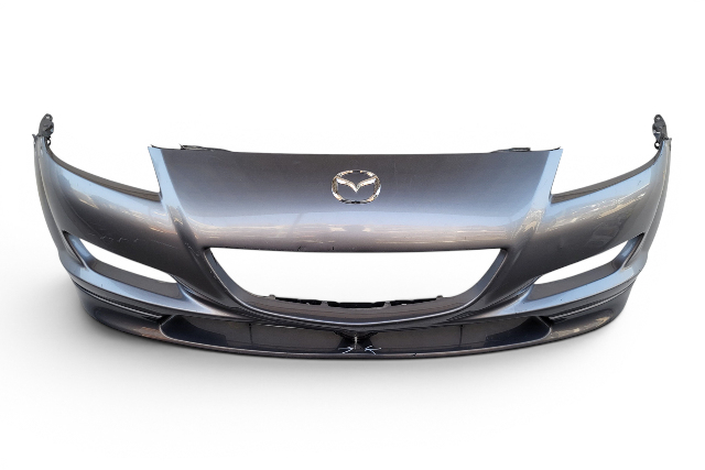 2004-2008 Mazda RX-8 RX8 Front Bumper Cover Silver, F1Y1-50-03XA-BB, F036, OEM, 2004, 2005, 2006, 2007, 2008
