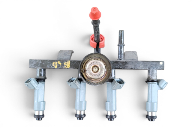 2004-2008 Mazda RX-8 RX8 RX8 Fuel Injectors Gas Sender Set (4) Denso N3H2-13-250, F036, OEM, 2004, 2005, 2006, 2007, 2008