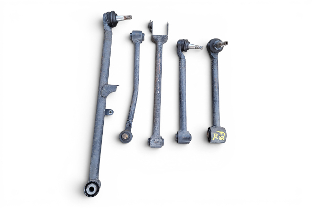 2004-2008 Mazda RX-8 RX8 Rear Left/Driver Control Arm Set (5) F151-28-550B, F036, OEM, 2004, 2005, 2006, 2007, 2008
