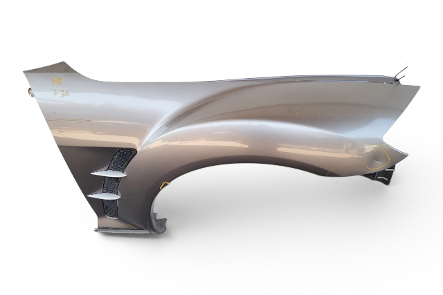 2004-2008 Mazda RX-8 RX8 Front Right/Passenger Side Fender Silver, FEY2-52-100, F036, OEM, 2004, 2005, 2006, 2007, 2008