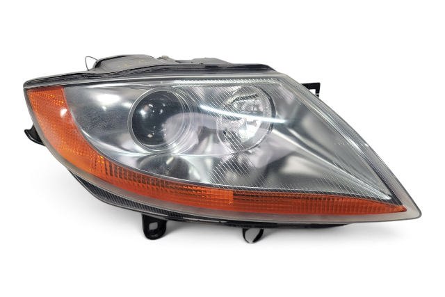 2003-2005 BMW Z4 E85 E85 Right/Passenger Halogen Headlight Chrome Amber, 63-12-7-165-666, F038, OEM, 2003, 2004, 2005