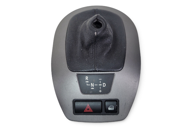 2003-2005 BMW Z4 E85 Center Console Shifter Trim Bezel Boot Cover Black A/T, 51-16-7-075-358, F038, OEM, 2003, 2004, 2005