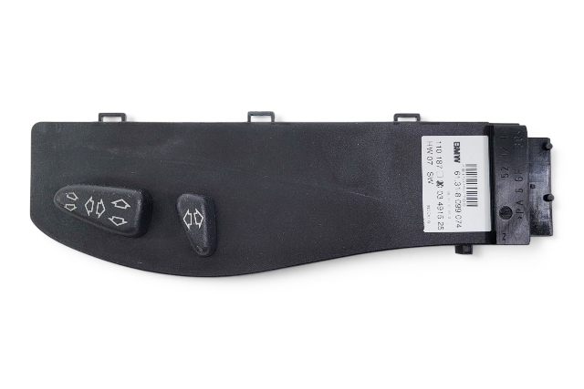 2003-2008 BMW Z4 E85 Front Right/Passenger Seat Switch Control Adjust, 61-31-8-099-074, F038, OEM, 2003, 2004, 2005, 2006, 2007, 2008