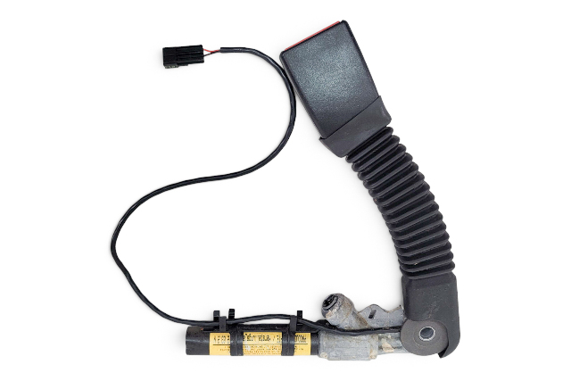 2003-2008 BMW Z4 E85 Seat Belt Buckle Front Right Black, 72-11-9-119-540, F038, OEM, 2003, 2004, 2005, 2006, 2007, 2008