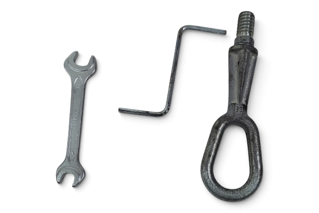 2003-2008 BMW Z4 E85 Roadster Emergency Tool Kit Tow Hook Wrench Roof Crank 72-15-8-266-616, F038, OEM, 2003, 2004, 2005, 2006, 2007, 2008
