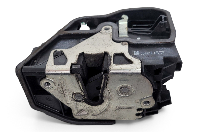2003-2016 BMW Z4 E85 Front Door Lock Latch Actuator Left, 51-21-7-202-143, F038, OEM, 2003, 2004, 2005, 2006, 2007, 2008, 2009, 2010, 2011, 2012, 2013, 2014, 2015, 2016