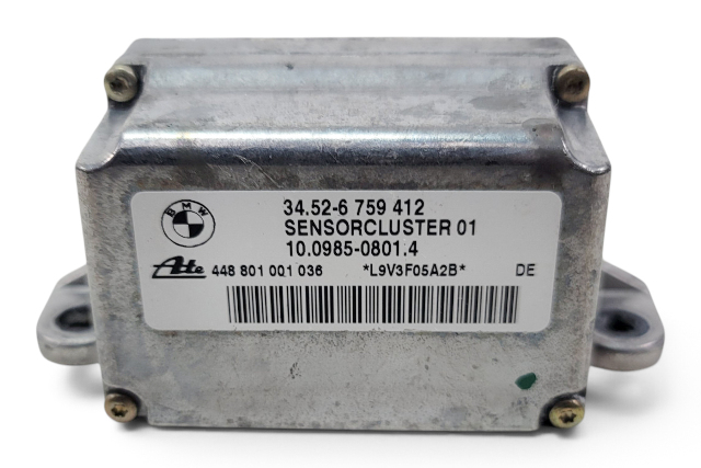 2003-2005 BMW Z4 E85 Yaw Rate Sensor 34-52-6-759-412, F038, OEM, 2003, 2004, 2005