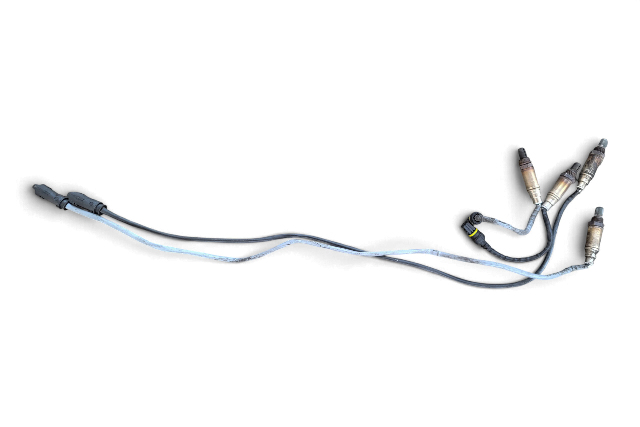 2003-2005 BMW Z4 Oxygen Emission O2 Sensor Set(4), 11-78-1-742-050, 11-78-1-433-940, F038, OEM, 2003, 2004, 2005